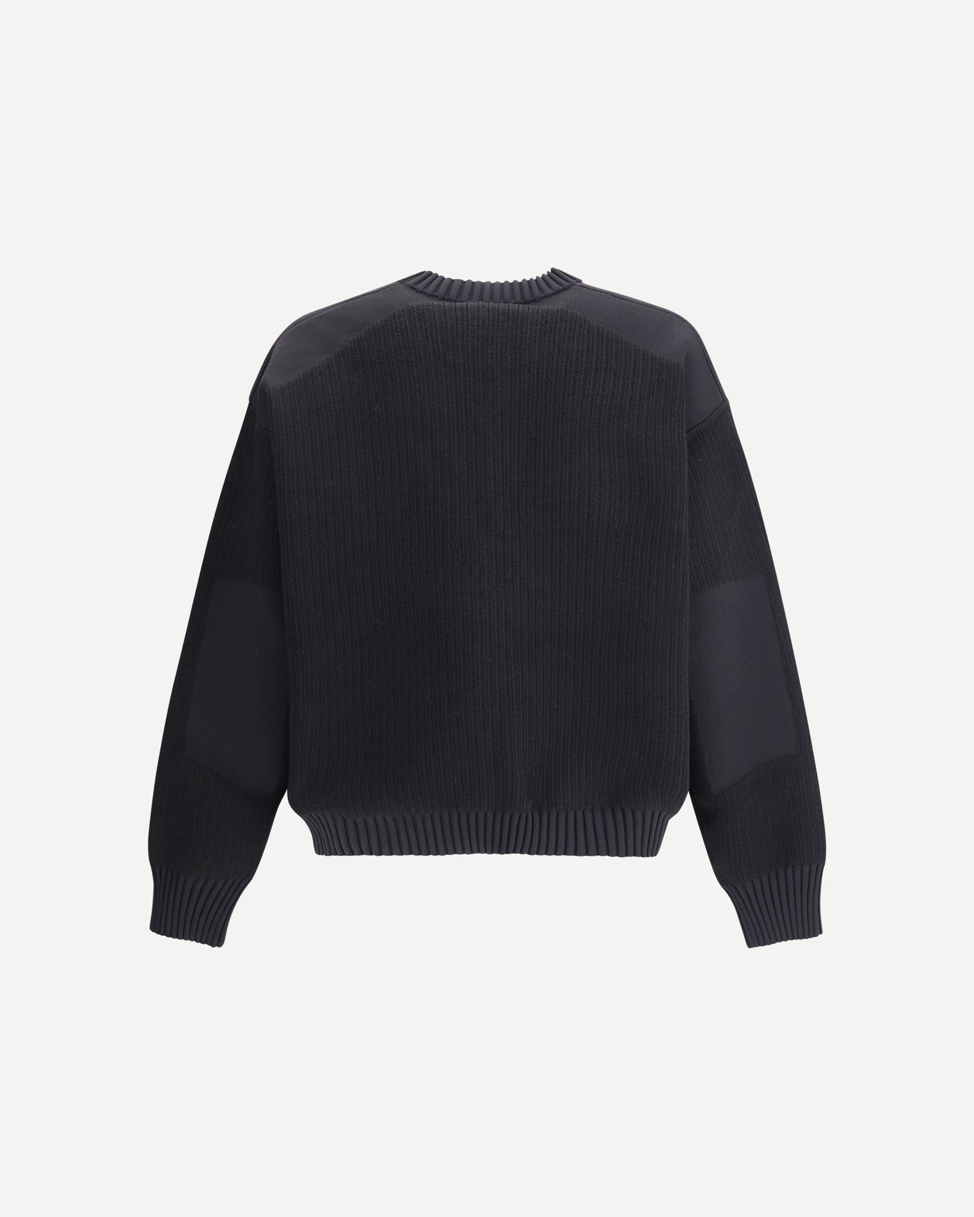 Wool padded crew Sweater - 2