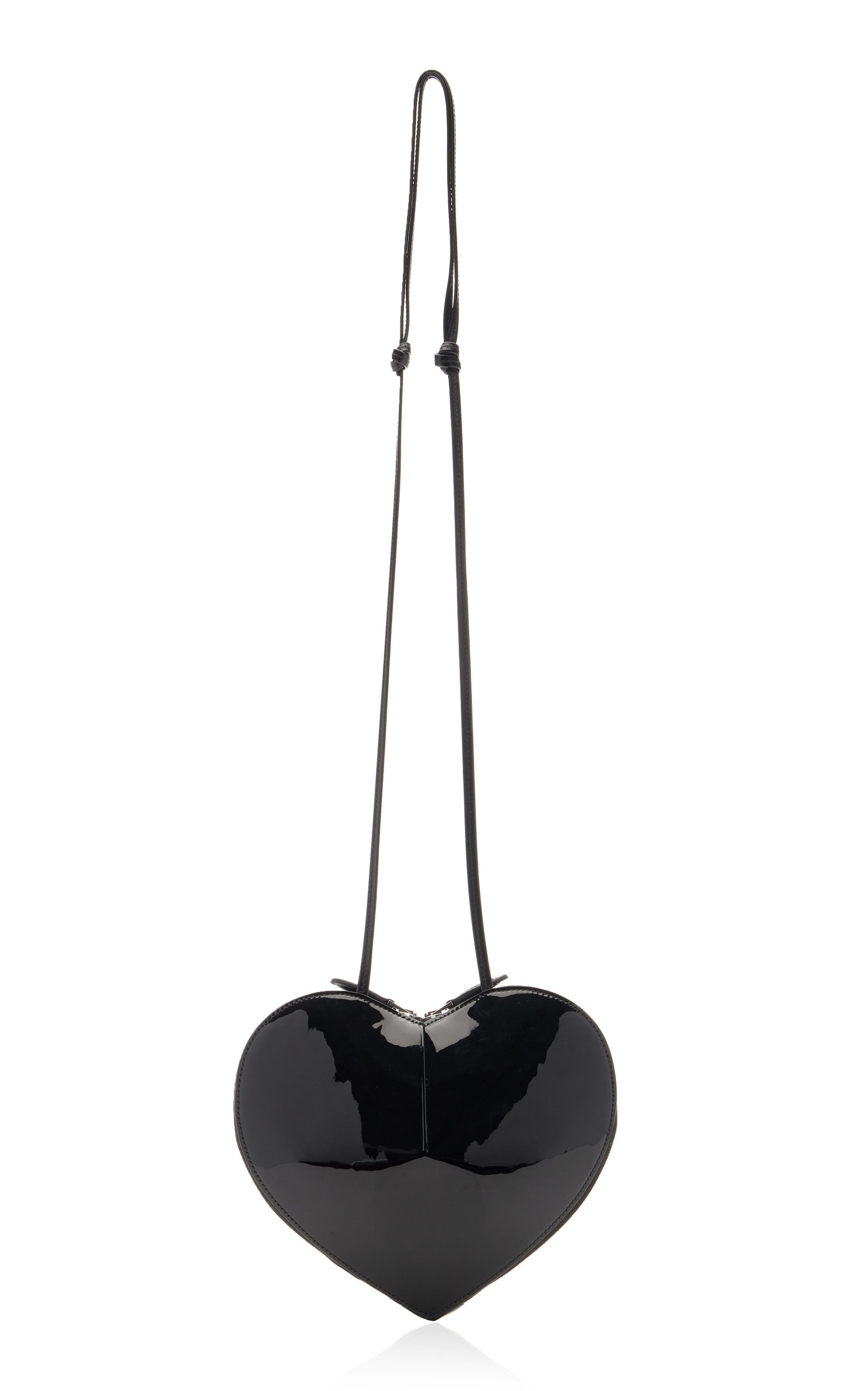 Le Coeur Patent Leather Crossbody Bag black - 3