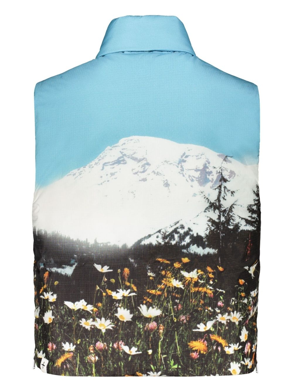 printed gilet - 2
