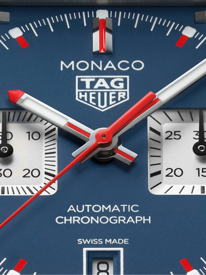Women's Monaco Titanium & Braided Leather Chronograph Watch/39MM - Steel 6