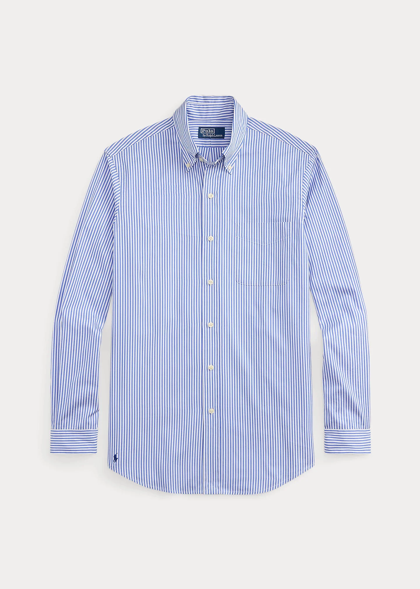 Classic Fit Striped Poplin Shirt - 1