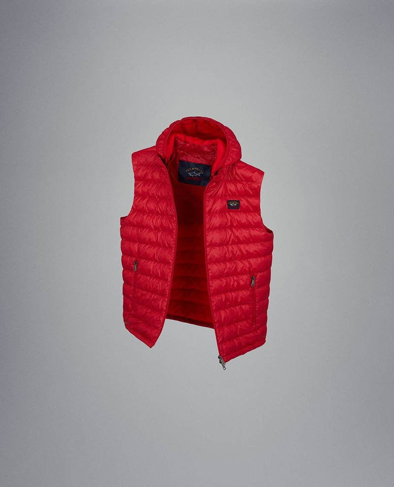 Ultralight down vest with detachable hood 7