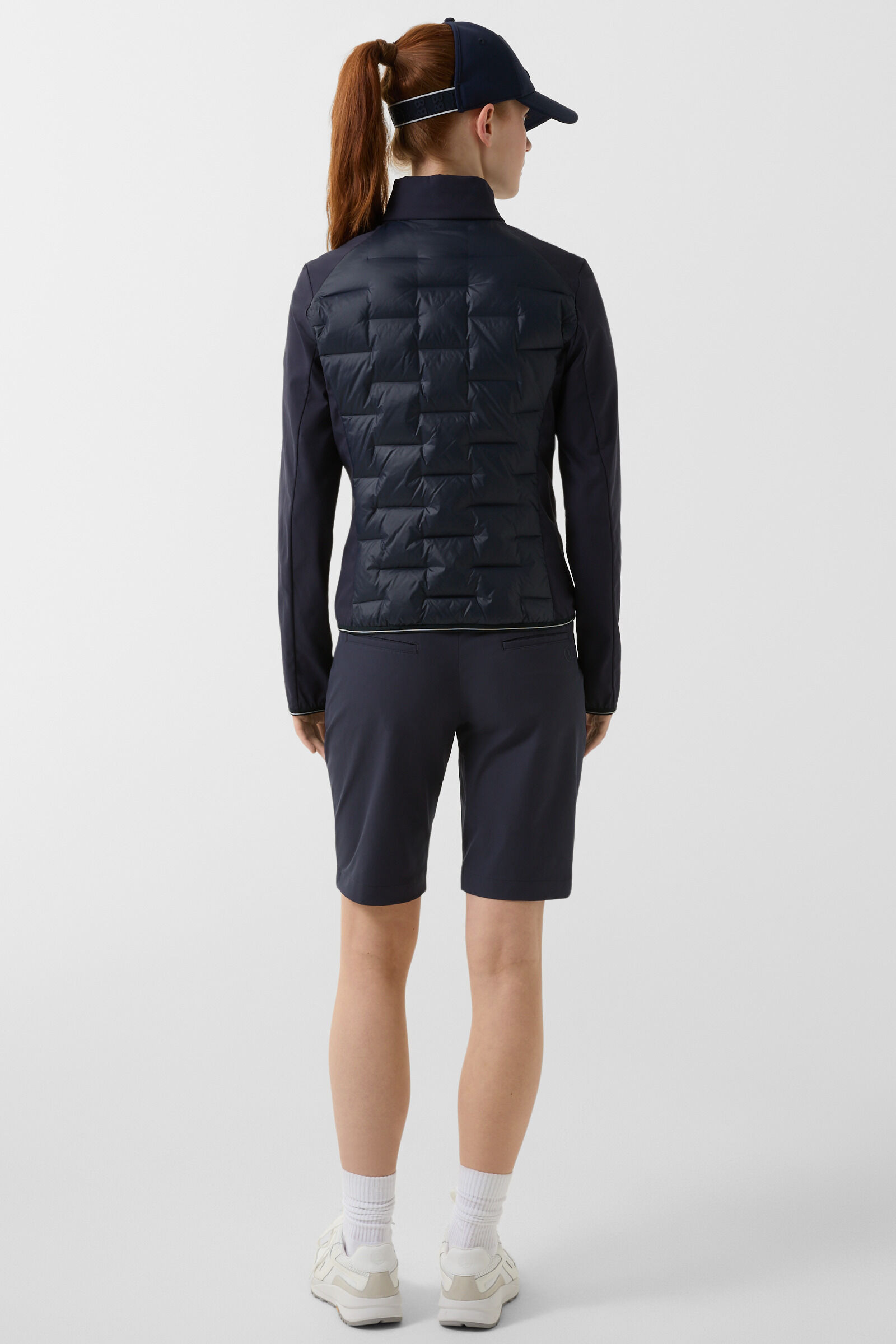 Loria hybrid down jacket in Navy blue - 3