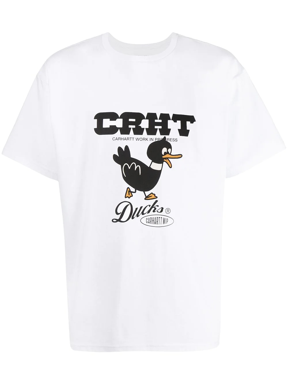 logo-print T-shirt - 1