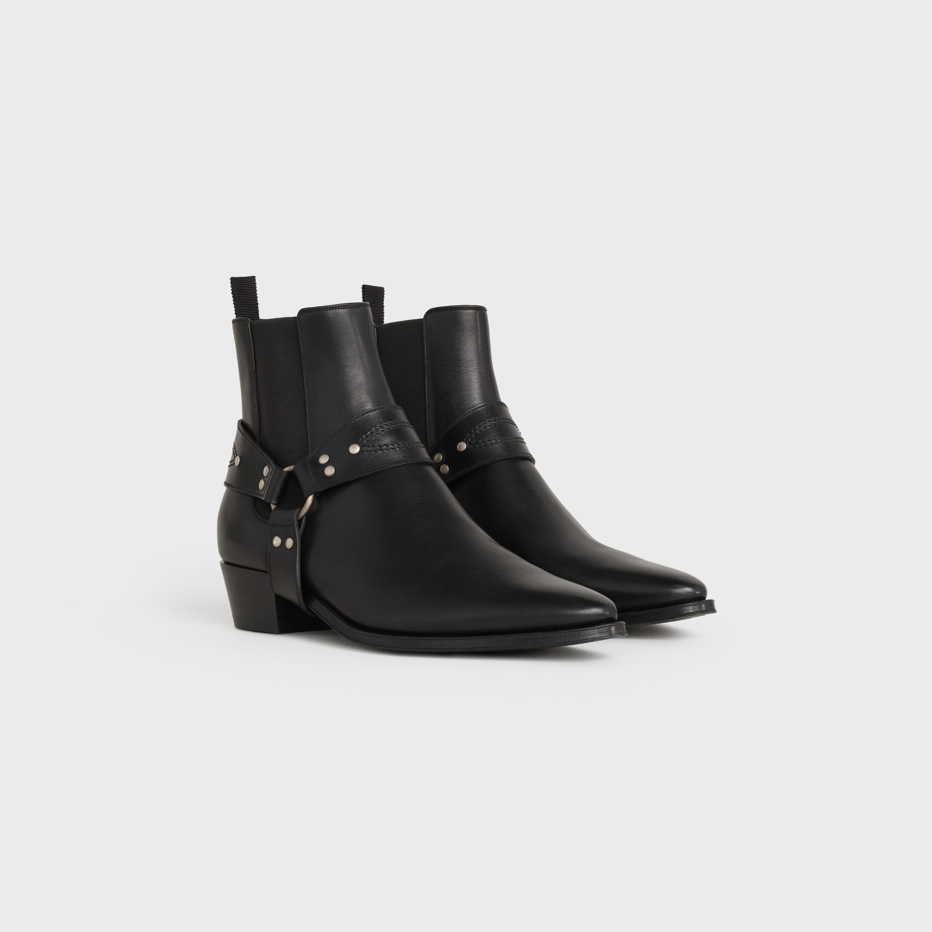 CELINE CAMARGUE CHELSEA BOOT WITH HARNESS IN VEGETAL CALFSKIN - 2