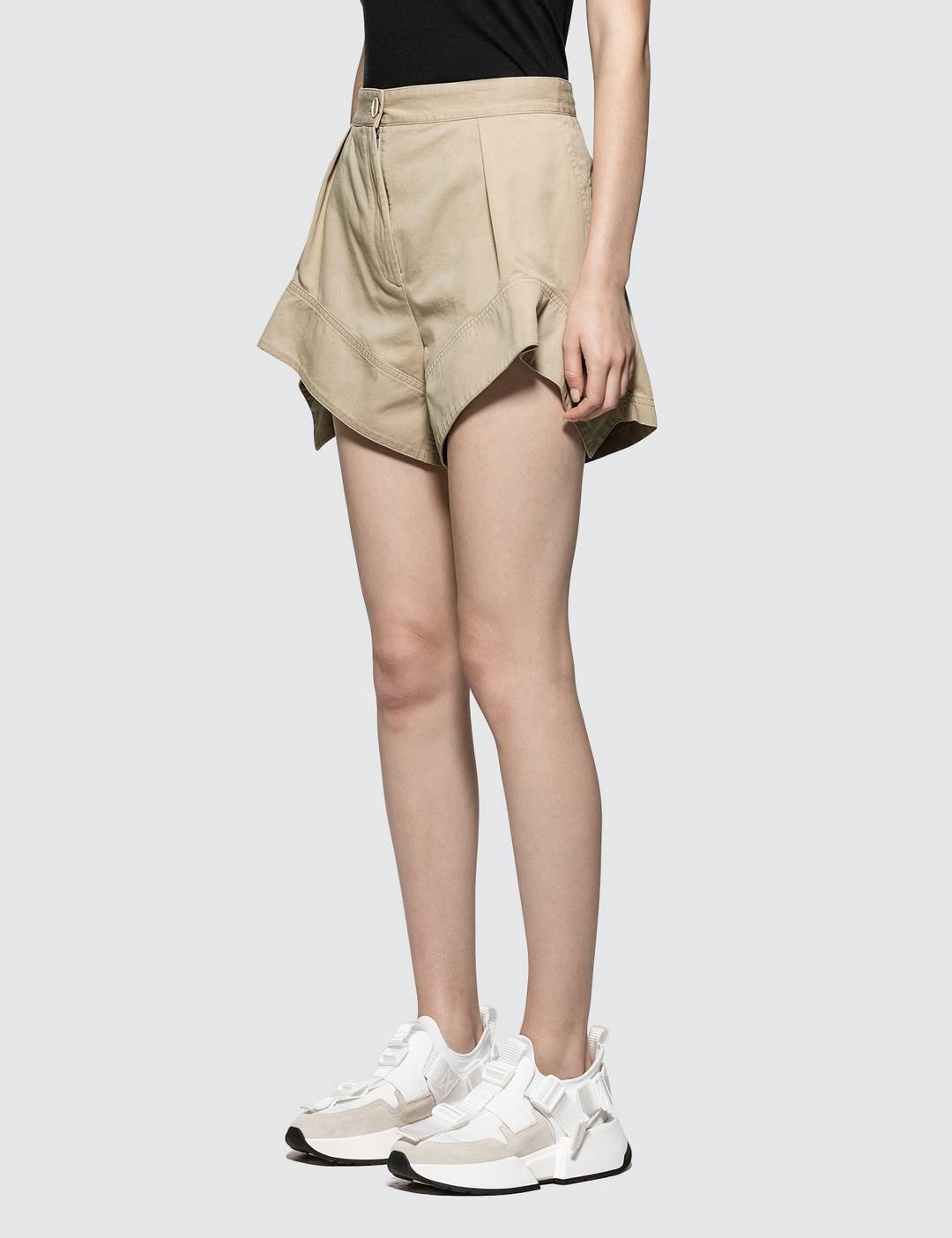 Chino Curved Hem Shorts - 2