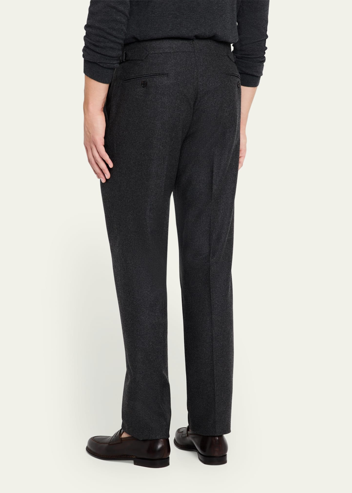 Men's Gregory Hand-Tailored Wool Trousers - 3