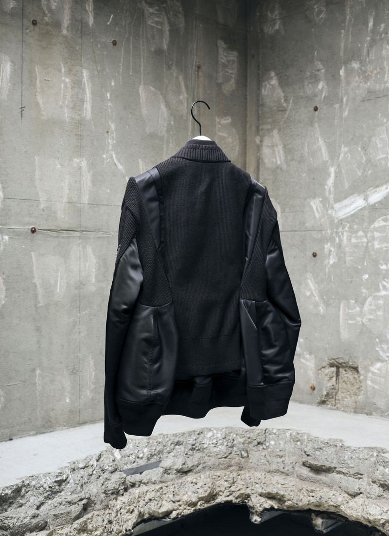 Nylon Twill x Knit Blouson 7
