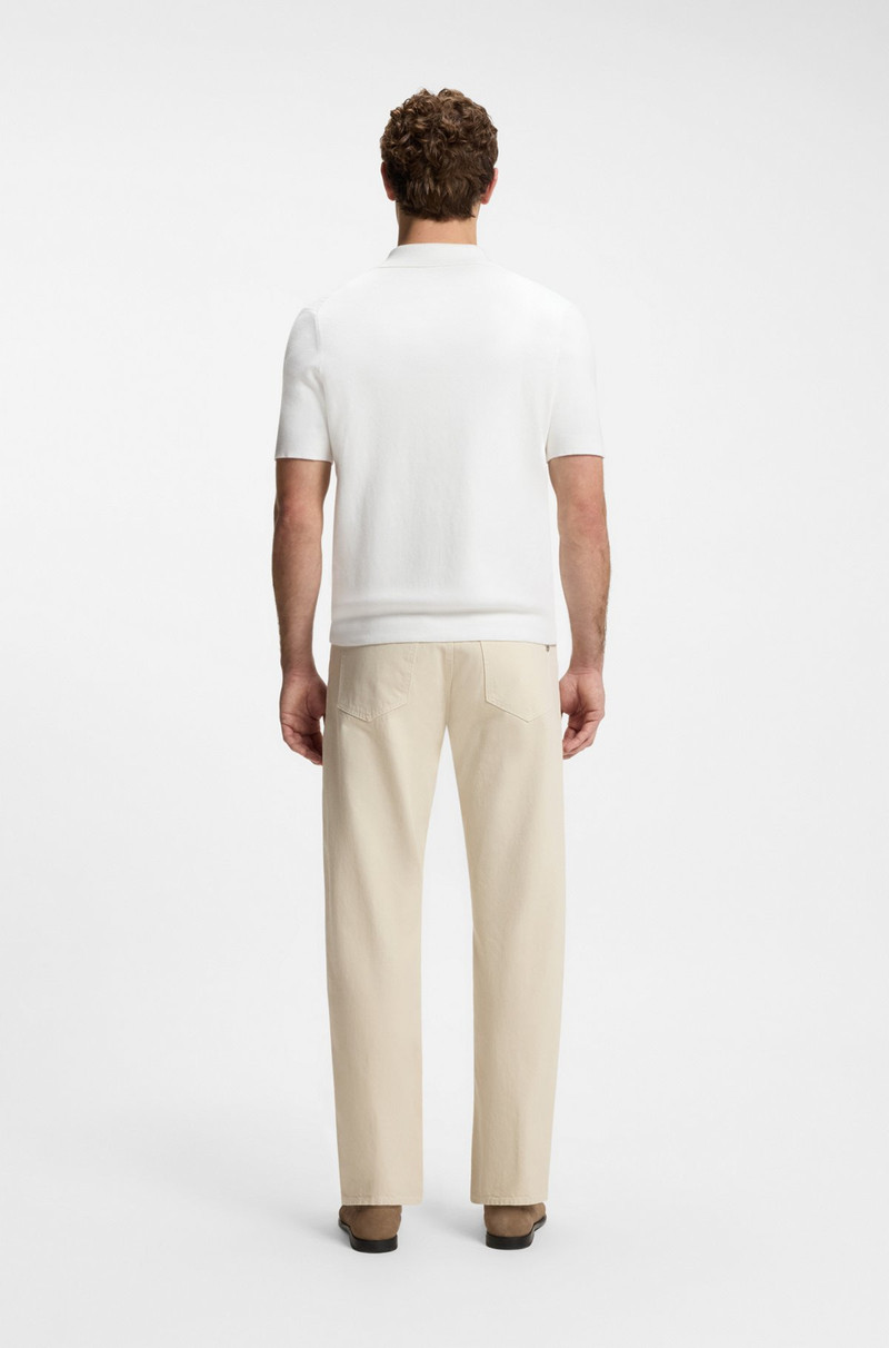 BOSS SELECTED BY SHOHEI OHTANI SHIRT IN STRUCTURED COTTON 5