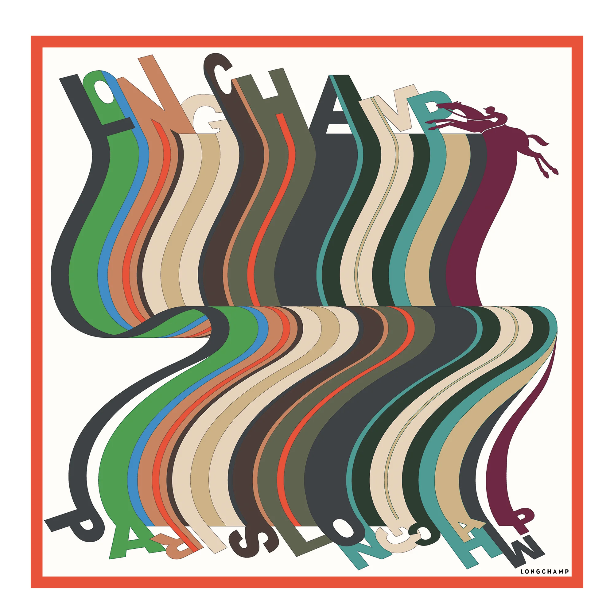 L'Arc-en-ciel Silk scarf 70 - 1