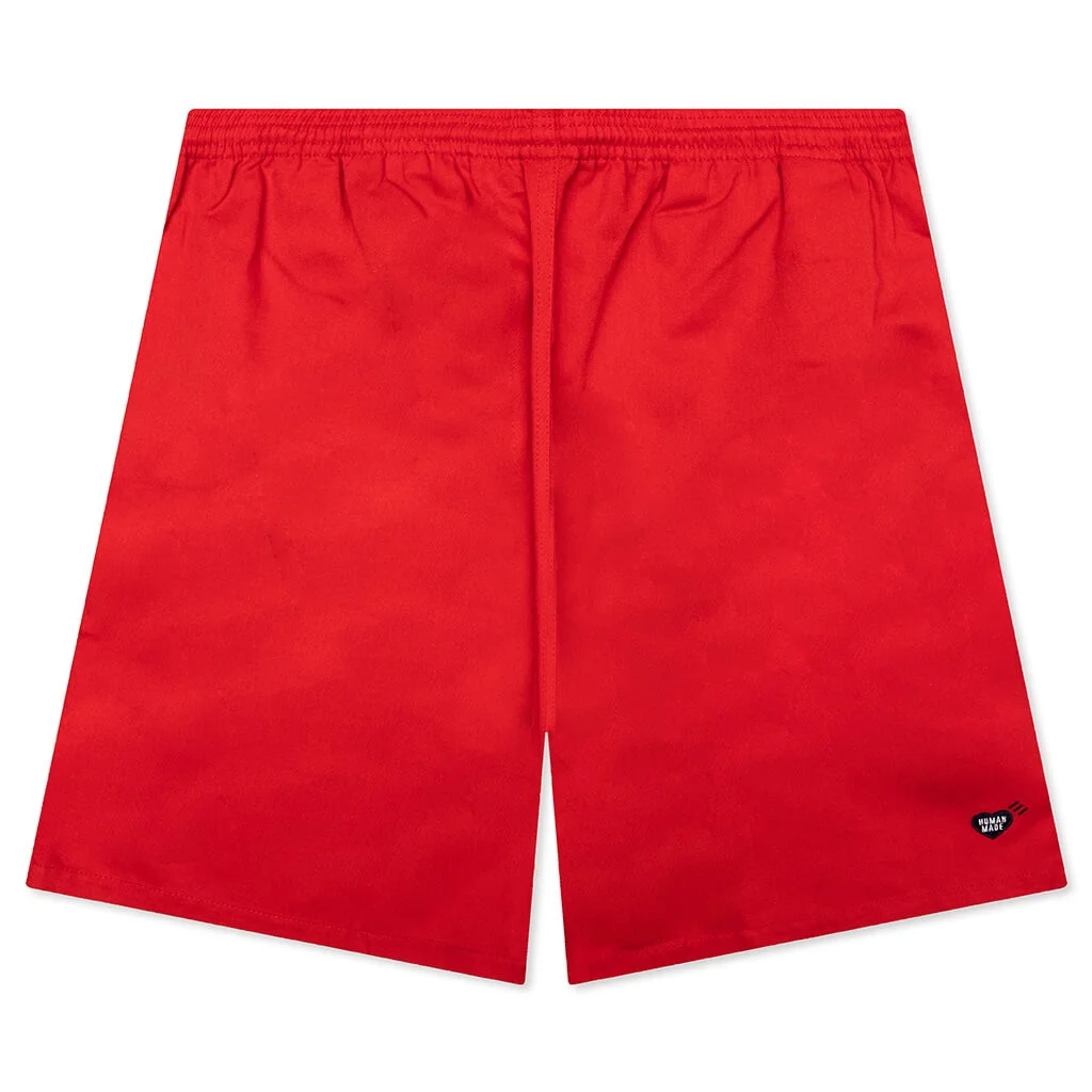 BEACH SHORTS - RED - 1