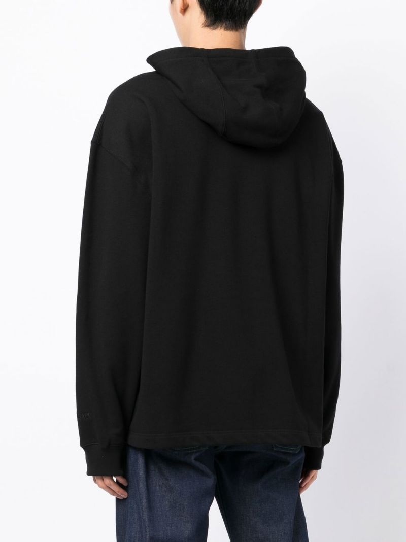 embellished Medusa-print hoodie - 4
