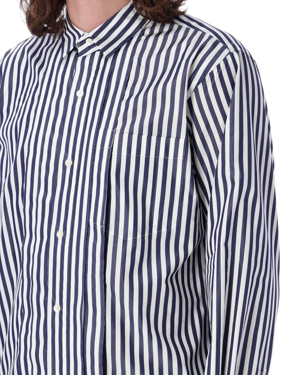 SACAI POPELINE COTTON SHIRT - 3