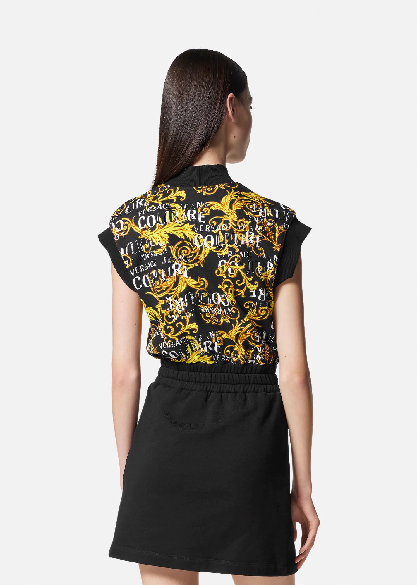 Logo Couture Zip Mini Dress - 4