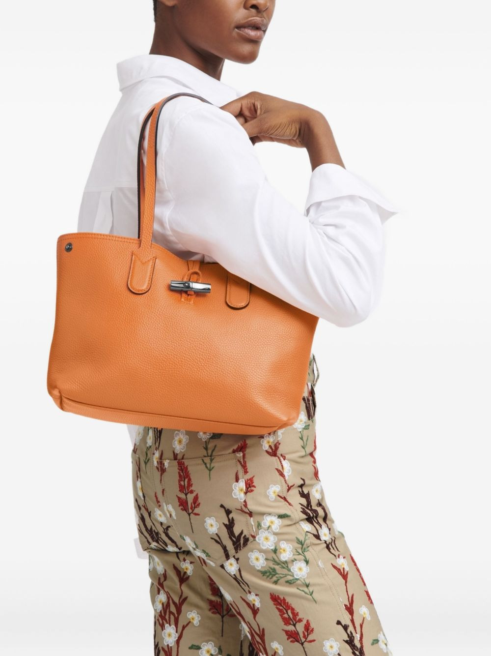 top-handle shoulder bag - 2