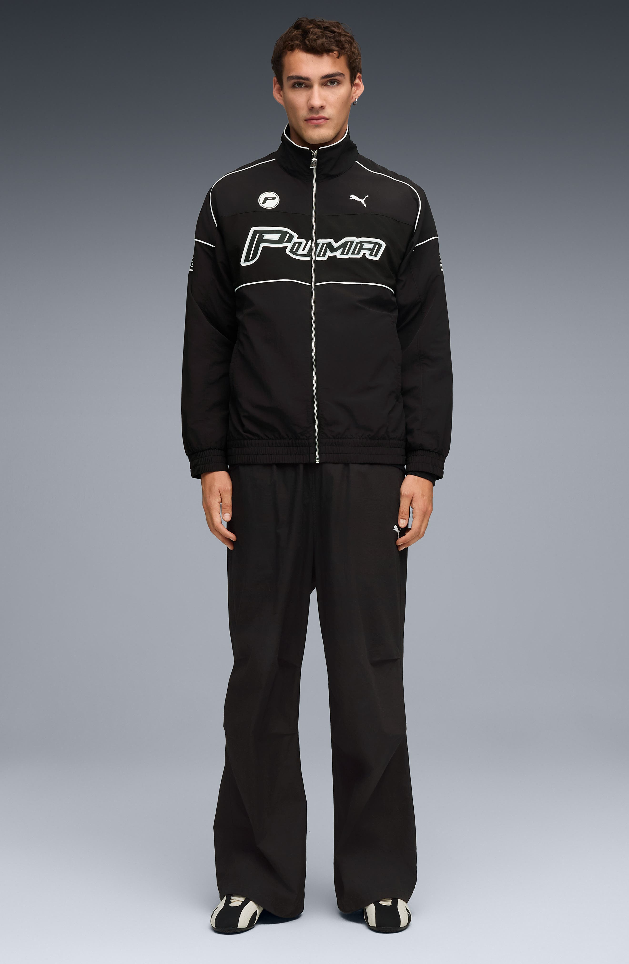 PUMA Speedcat Plus Quilted Sneaker in Puma Black/Frosted Ivory at Nordstrom - 8
