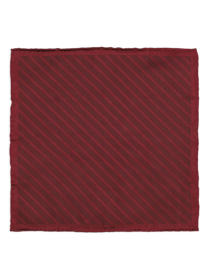 diagonal-striped silk pocket square 1
