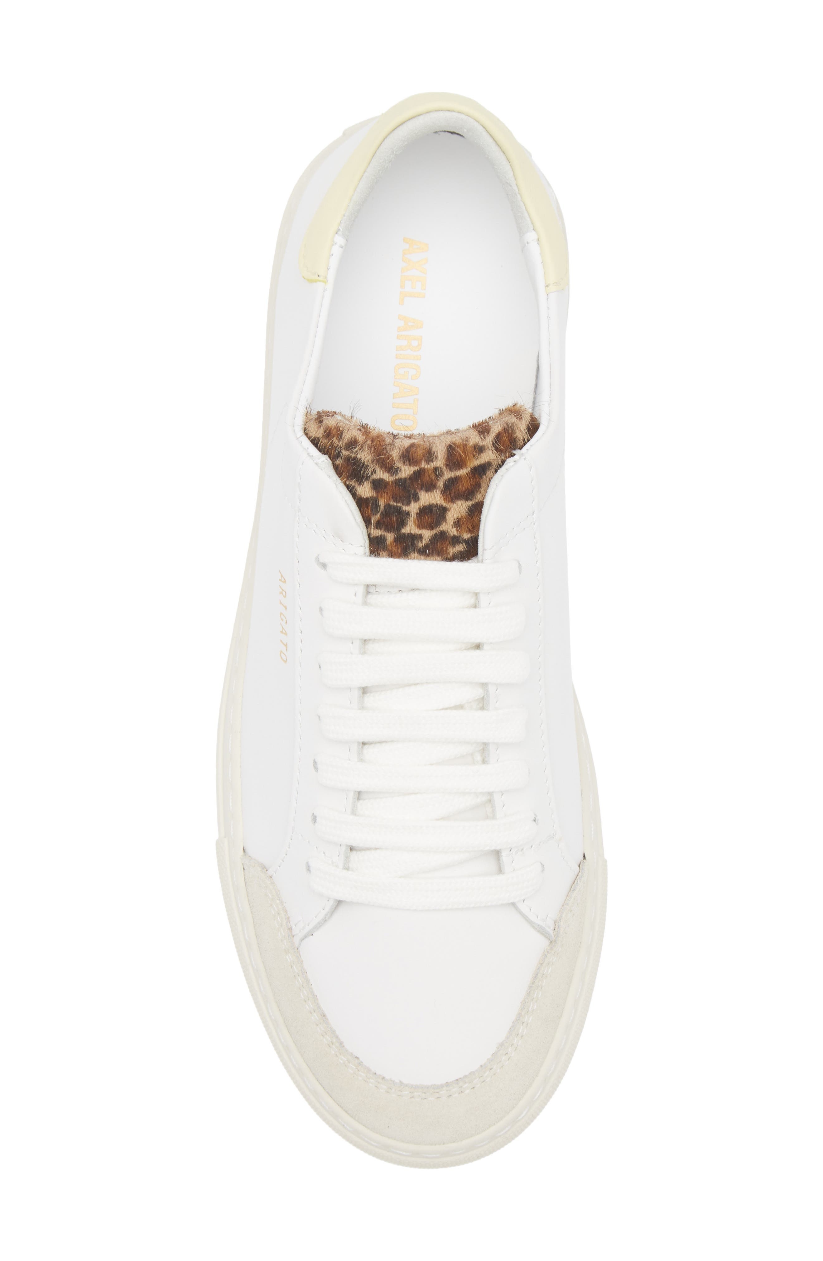 Axel Arigato Clean 90 Sneaker in White/Light Yellow at Nordstrom - 5