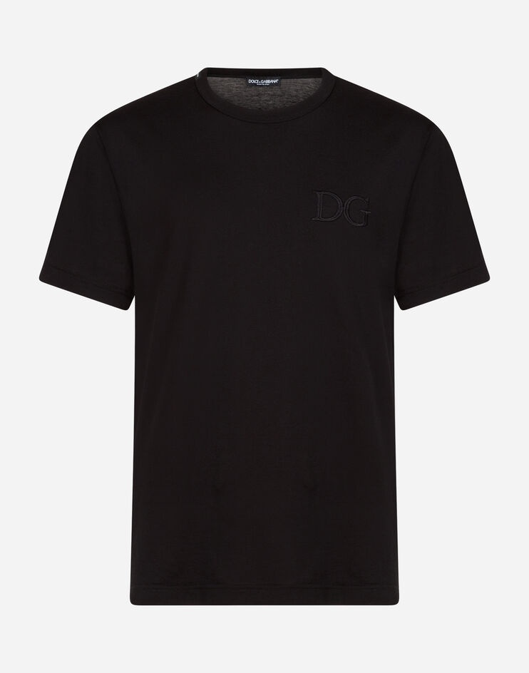 Cotton t-shirt with DG embroidery - 3