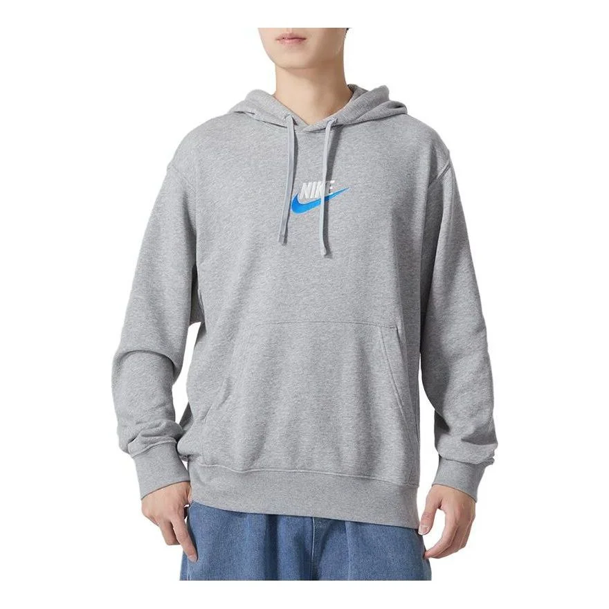 Nike Club Pullover Hoodie 'Light Grey' FB7789-063 - 1