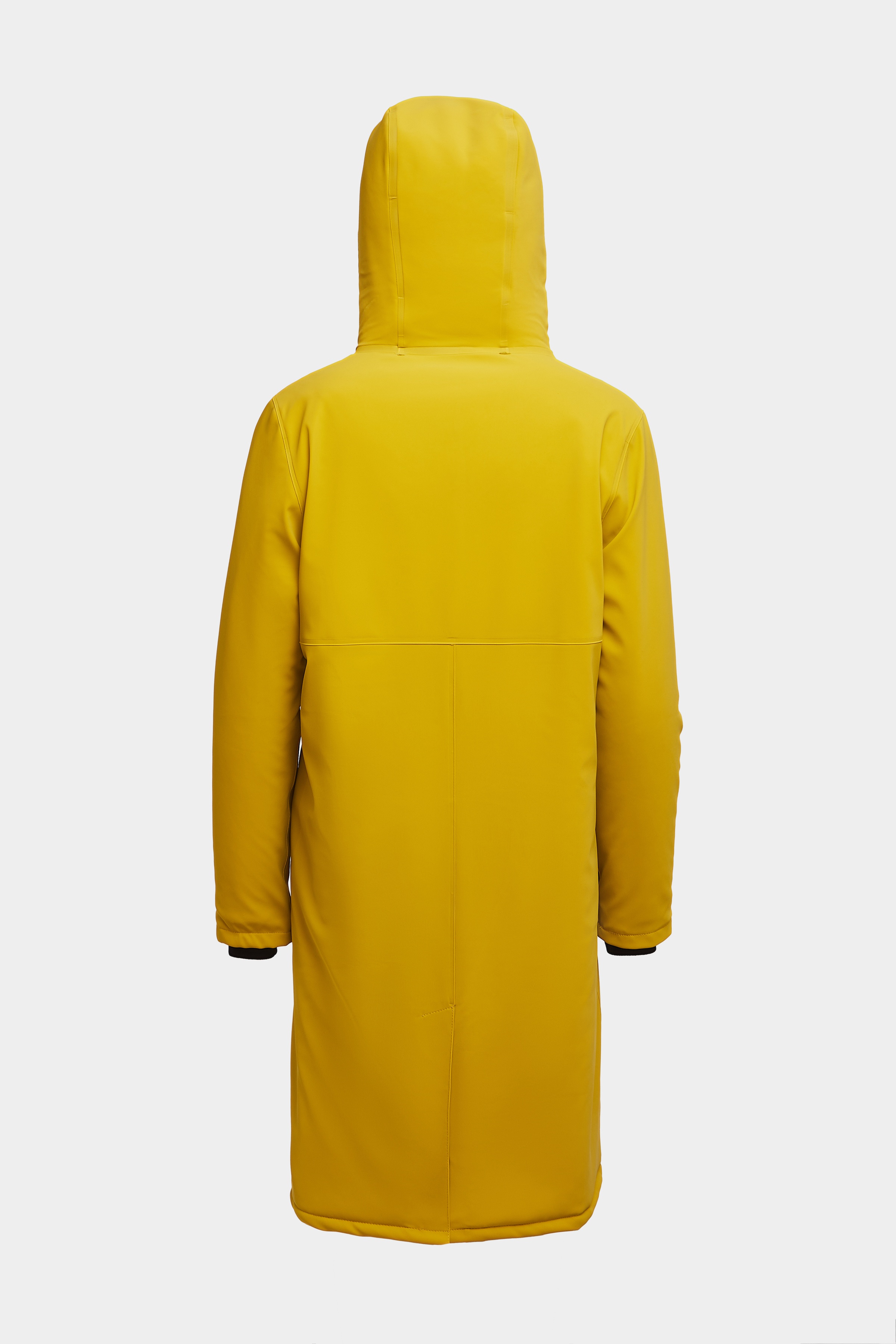 Stockholm Long Winter Suede Jacket Gold - 4