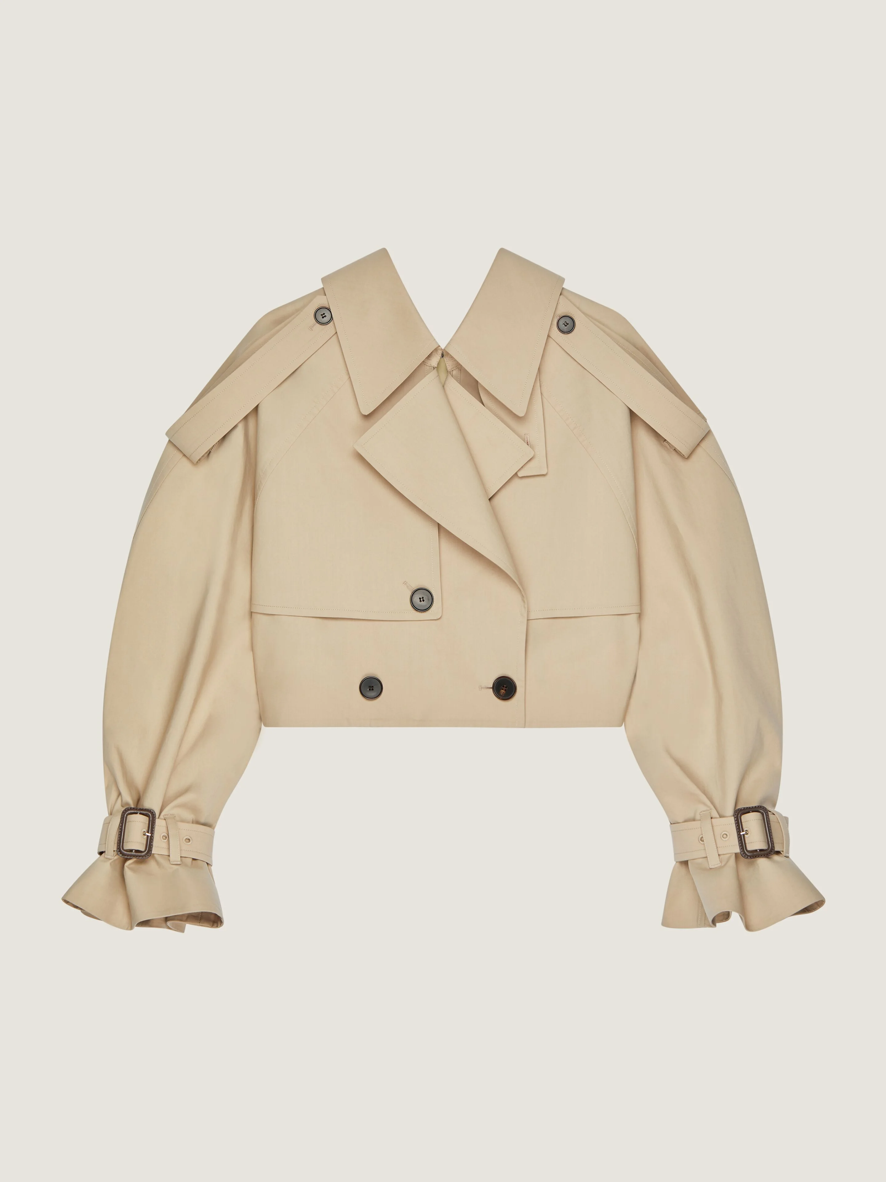 CROPPED TRENCH IN COTTON - 1