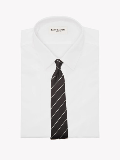 Alexander McQueen Striped silk tie outlook