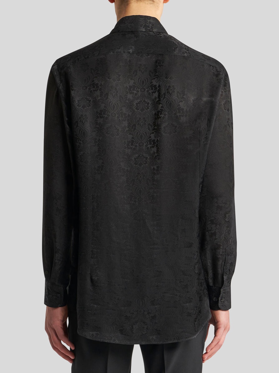 SILK JACQUARD SHIRT - 5