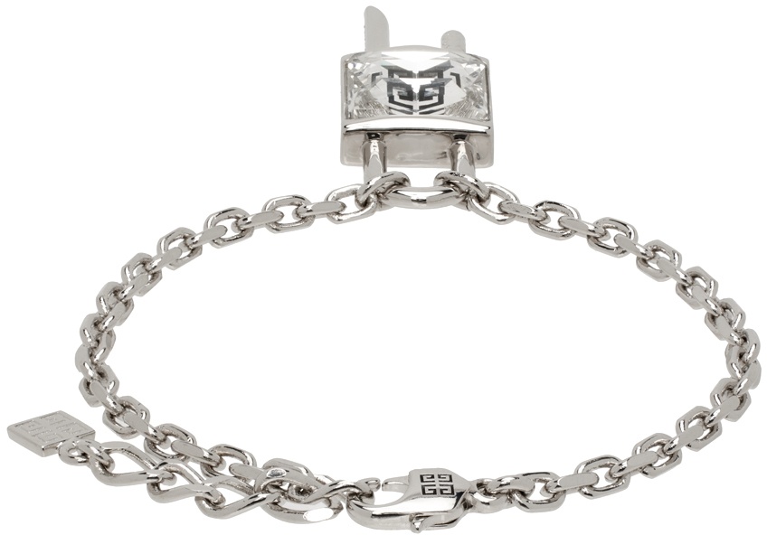 Silver Mini Lock Bracelet - 2