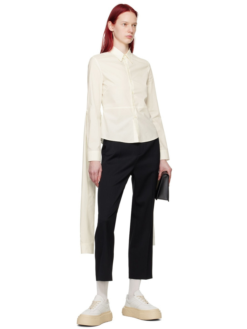 MM6 Maison Margiela Off-White Extended Shirt outlook