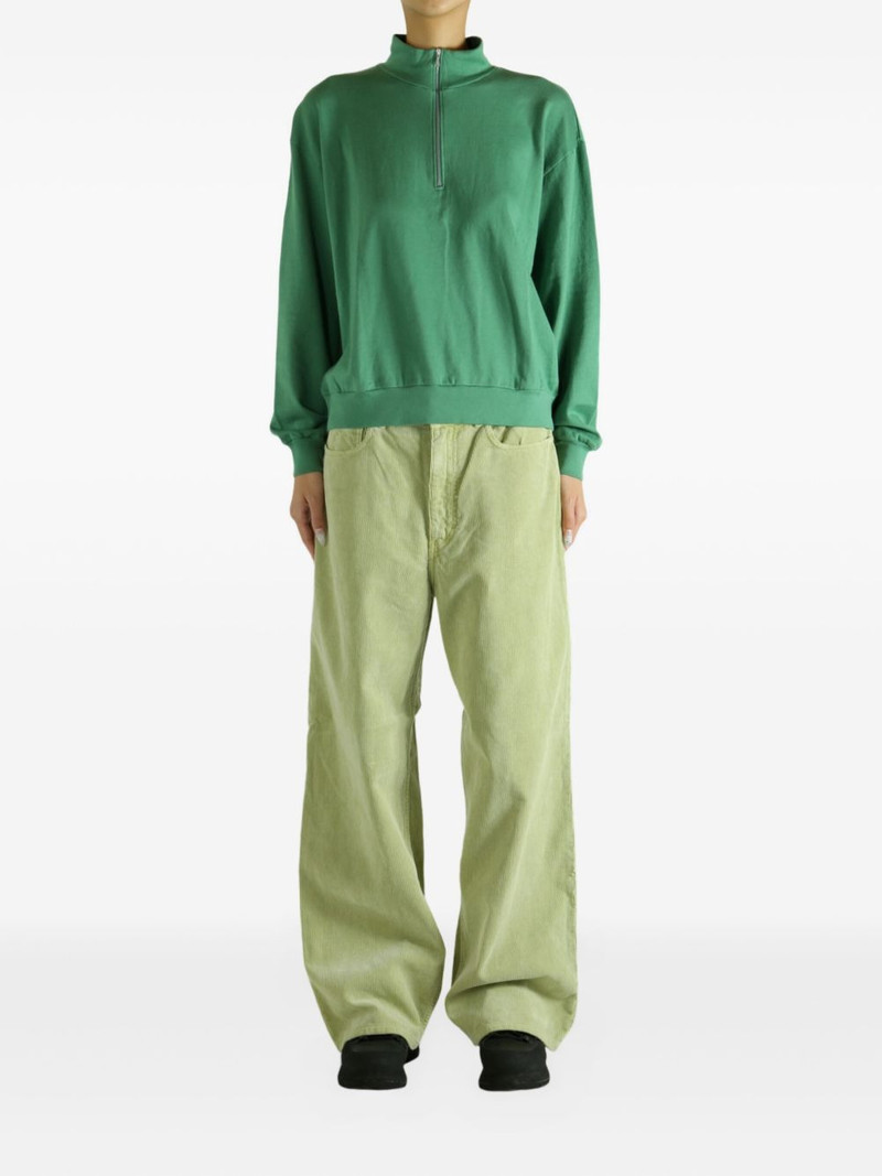 AURALEE half-zip sweatshirt outlook