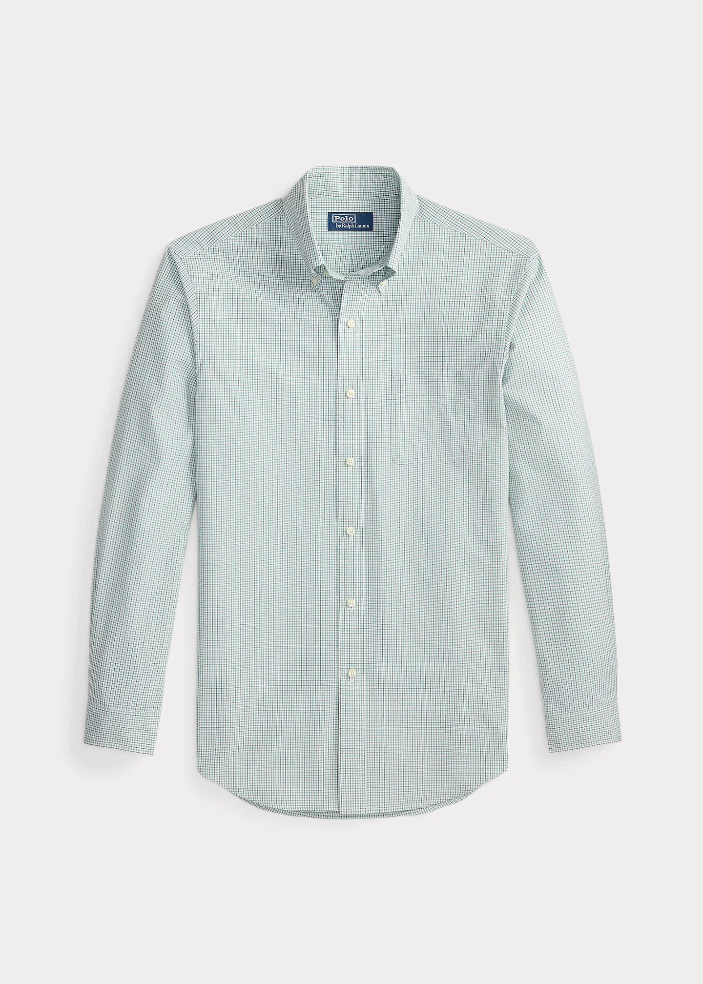 Classic Fit Checked Poplin Shirt - 1