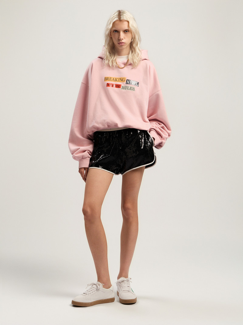 Quote Crop Hoodie 1