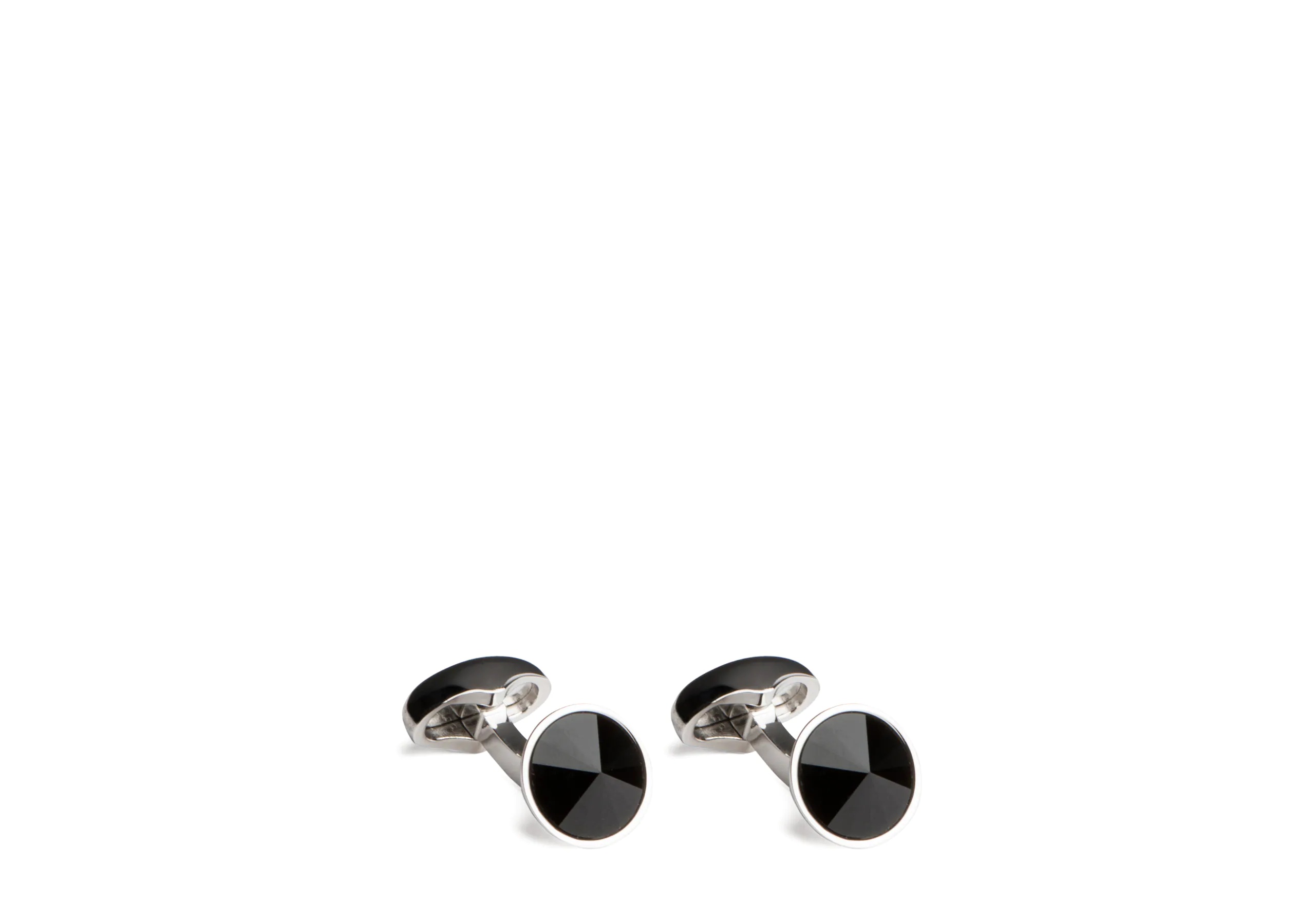 Galileo jet cufflink
Swarovski & Rhodium Plated Jet black - 1