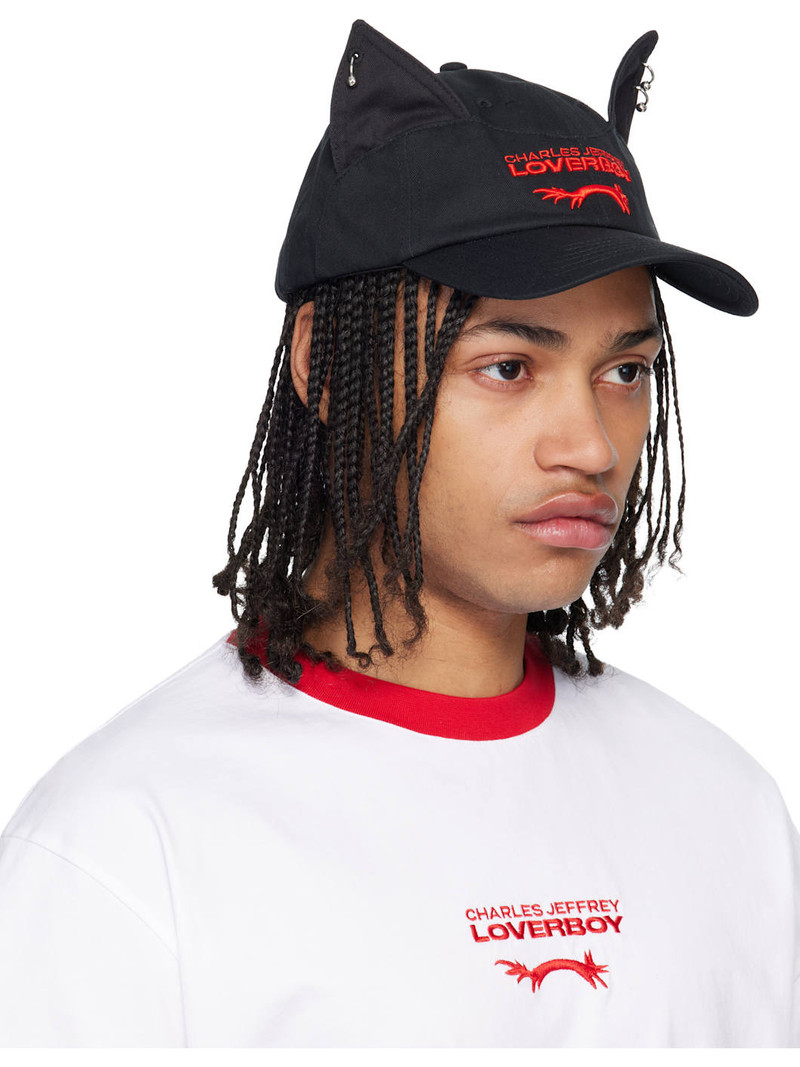 CHARLES JEFFREY LOVERBOY Black Pierced Ears Cap outlook