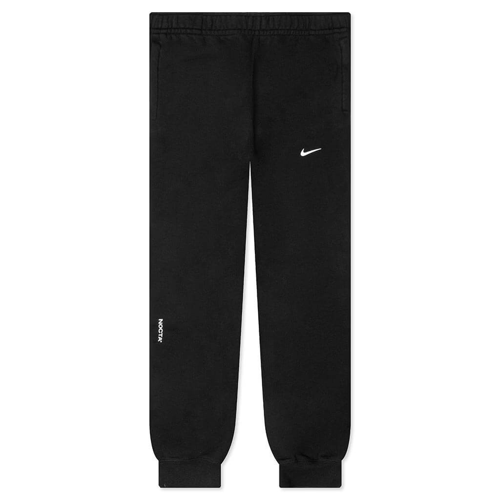 NIKE X NOCTA FLEECE CS PANTS -BLACK/WHITE - 1