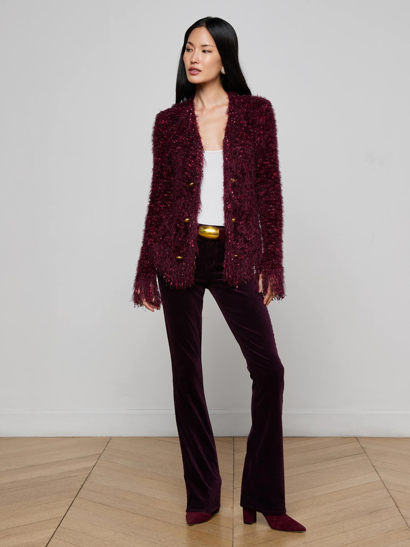 Azure Fringe Cardigan Blazer 5