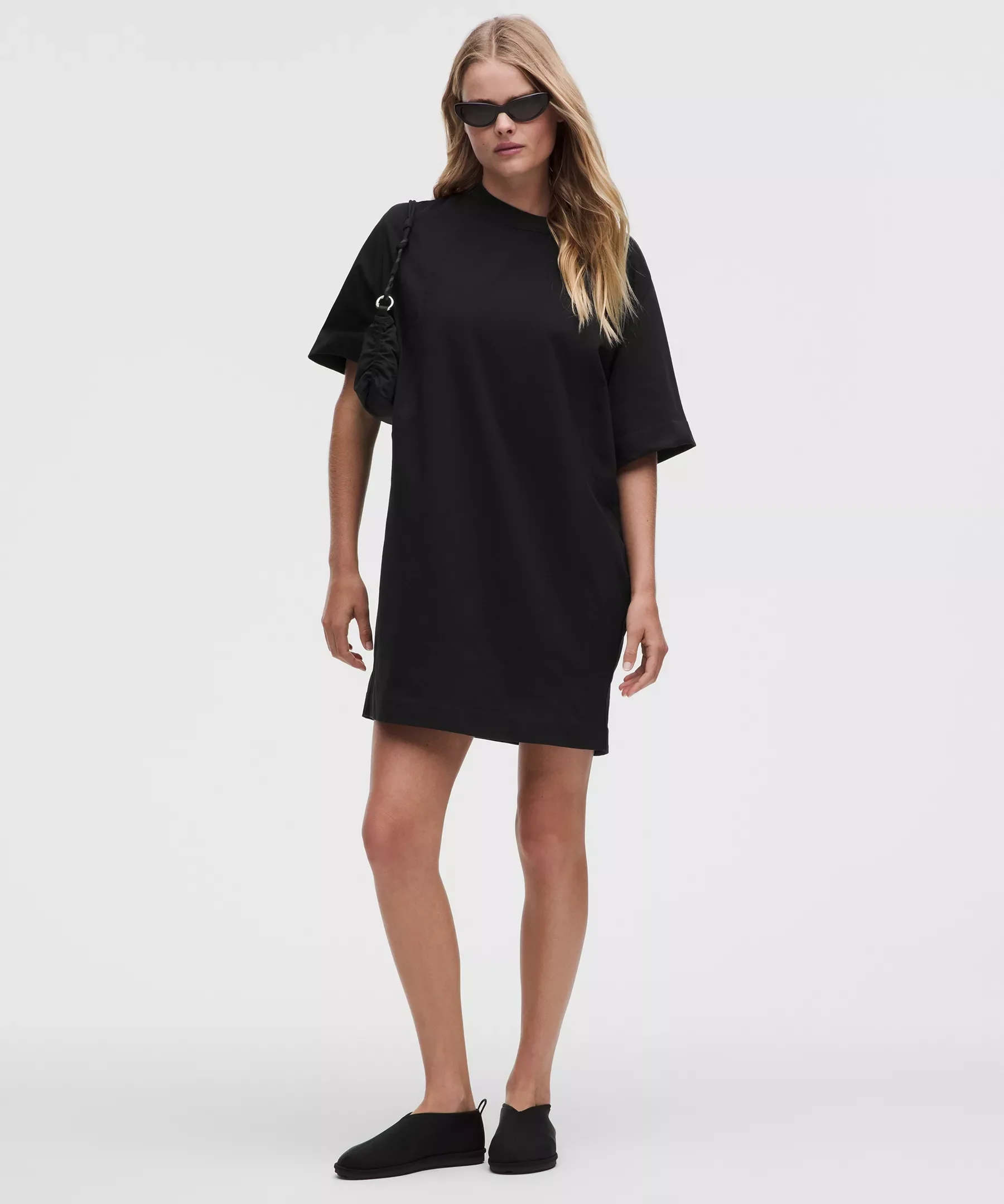 Scuba Cotton Jersey T-Shirt Dress - 1