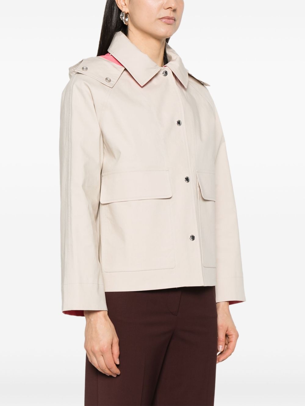 detachable-hood jacket - 3
