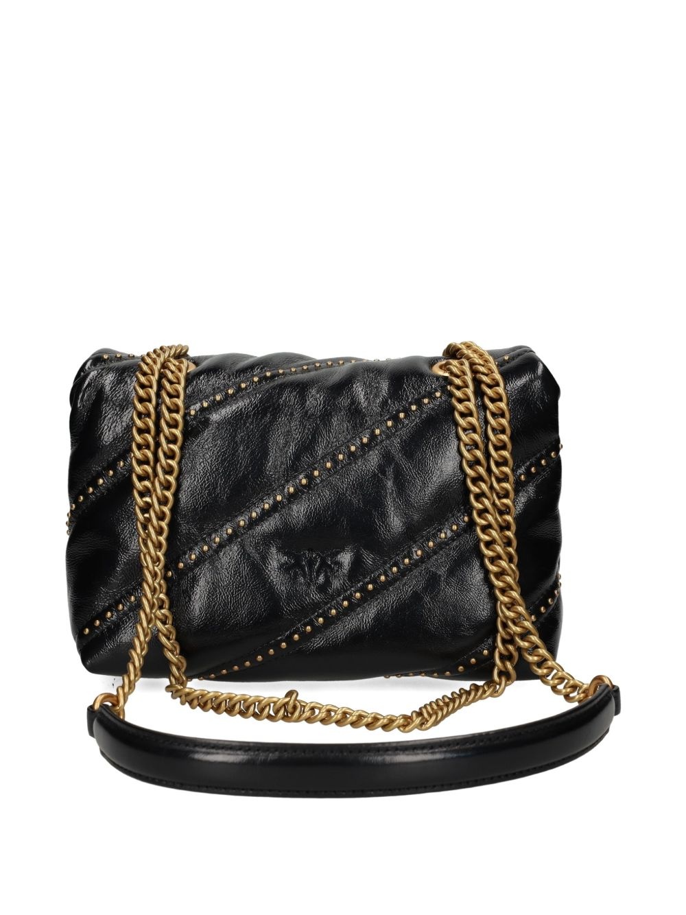 studded leather shoulder bag - 2