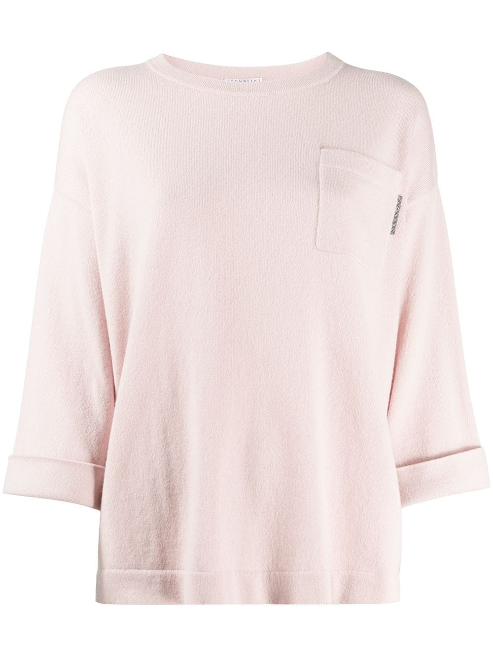 cashmere slouched jumper - 1