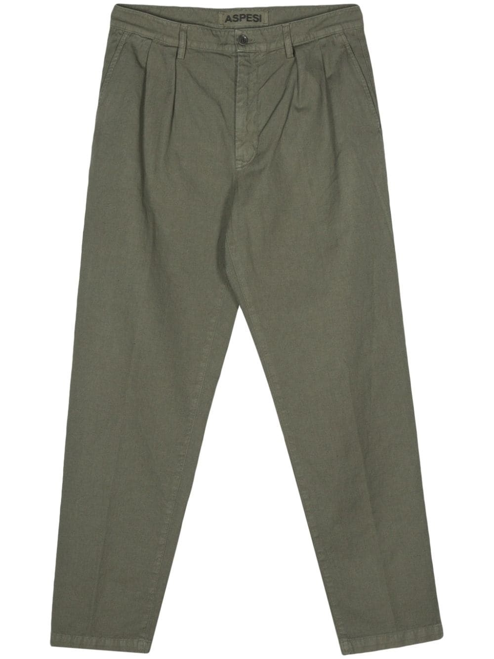 dart-detailing tapered trousers - 1