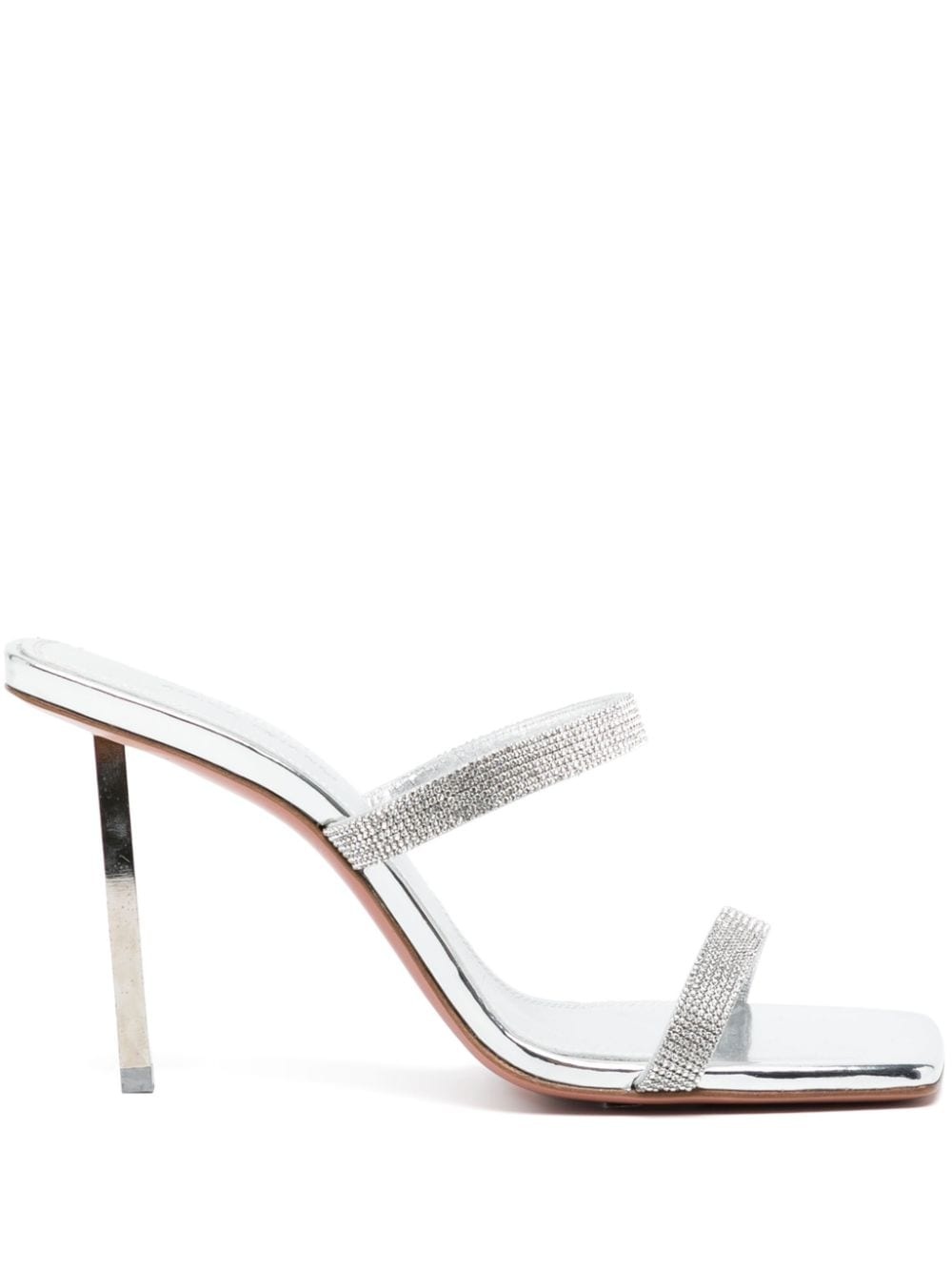 Rih 100mm crystal-embellished mules - 1