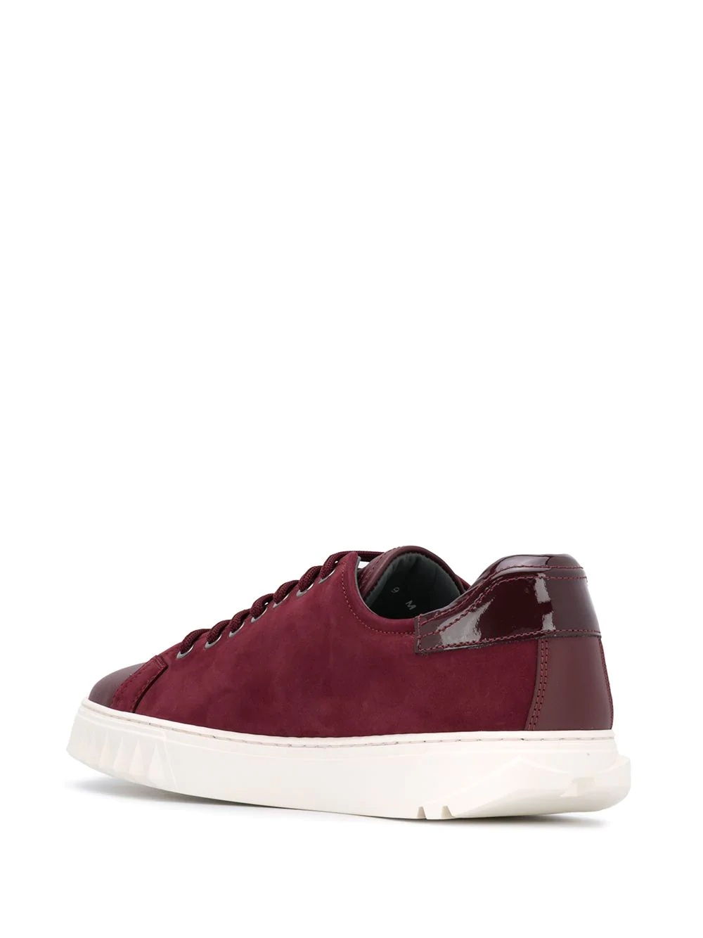 suede low-top sneakers - 3