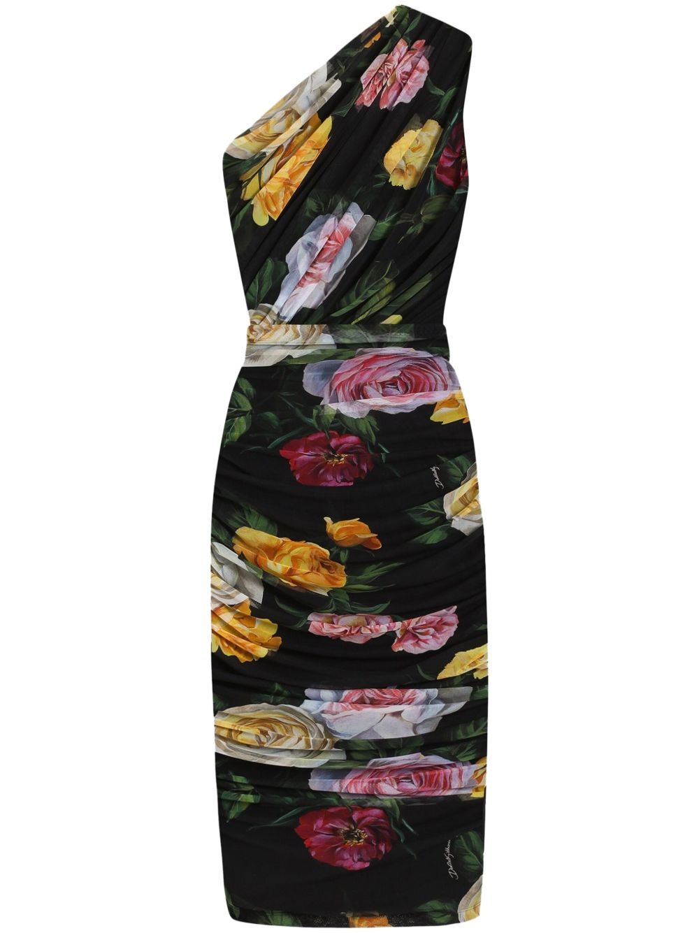 floral-print midi dress - 1