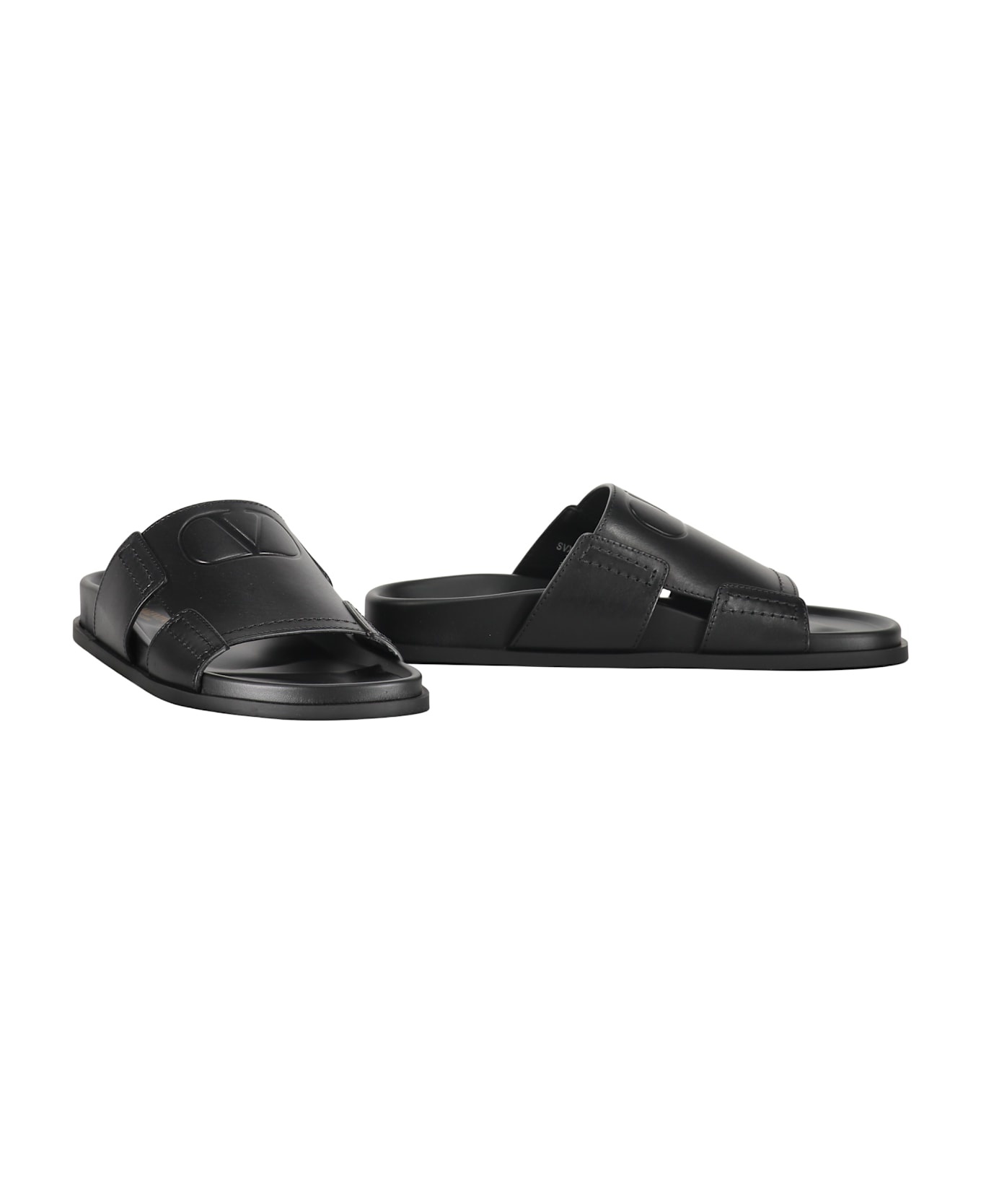 Leather Slides With Logo - 2