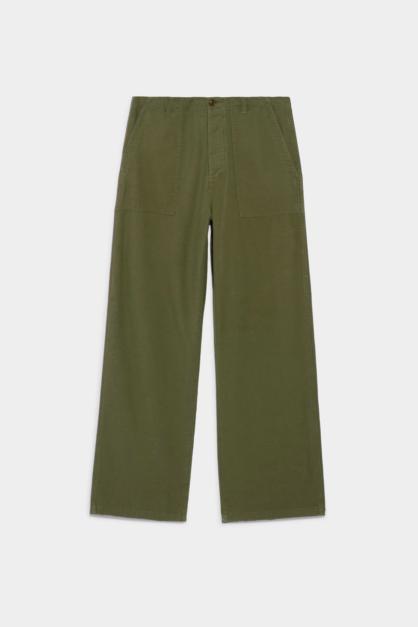 Wide Leg Utility Pant - Olive | R13 - 5