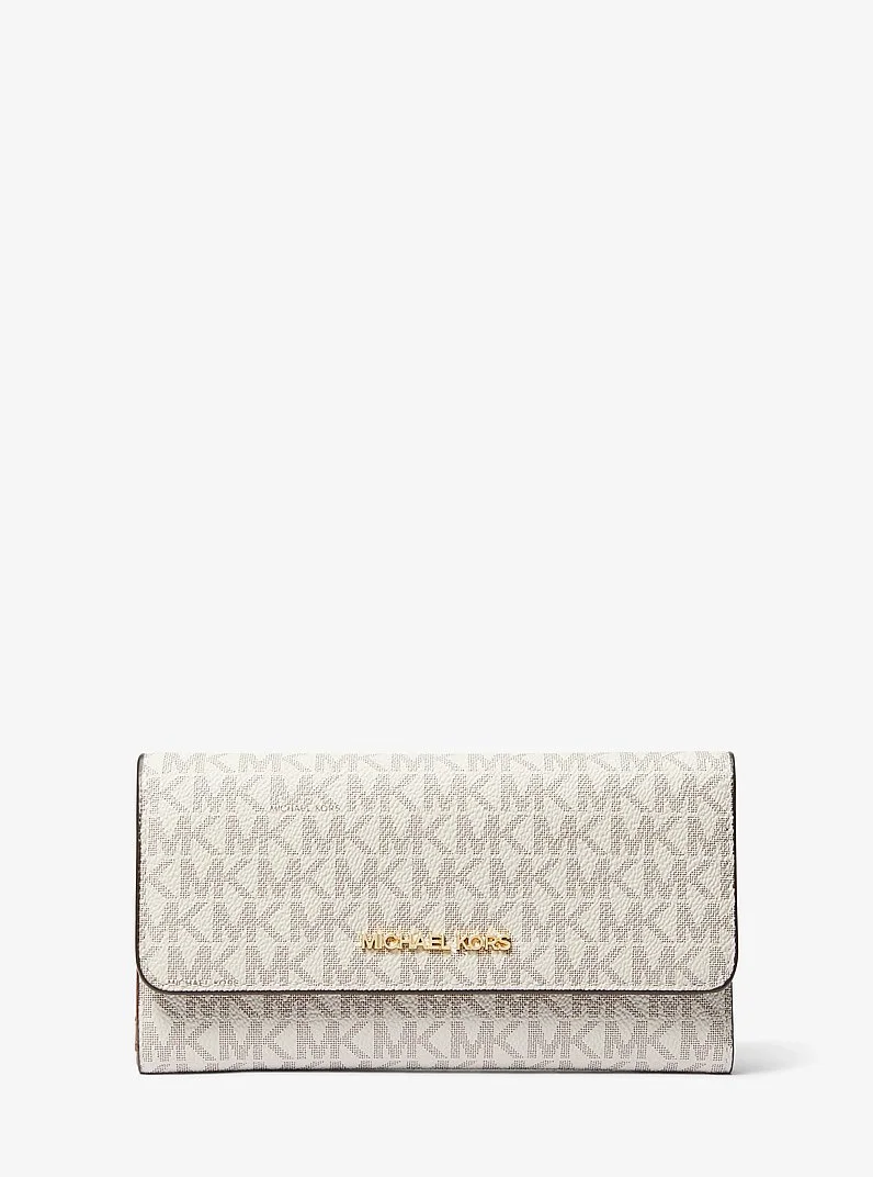 Jet Set Large Logo Trifold Wallet - 1