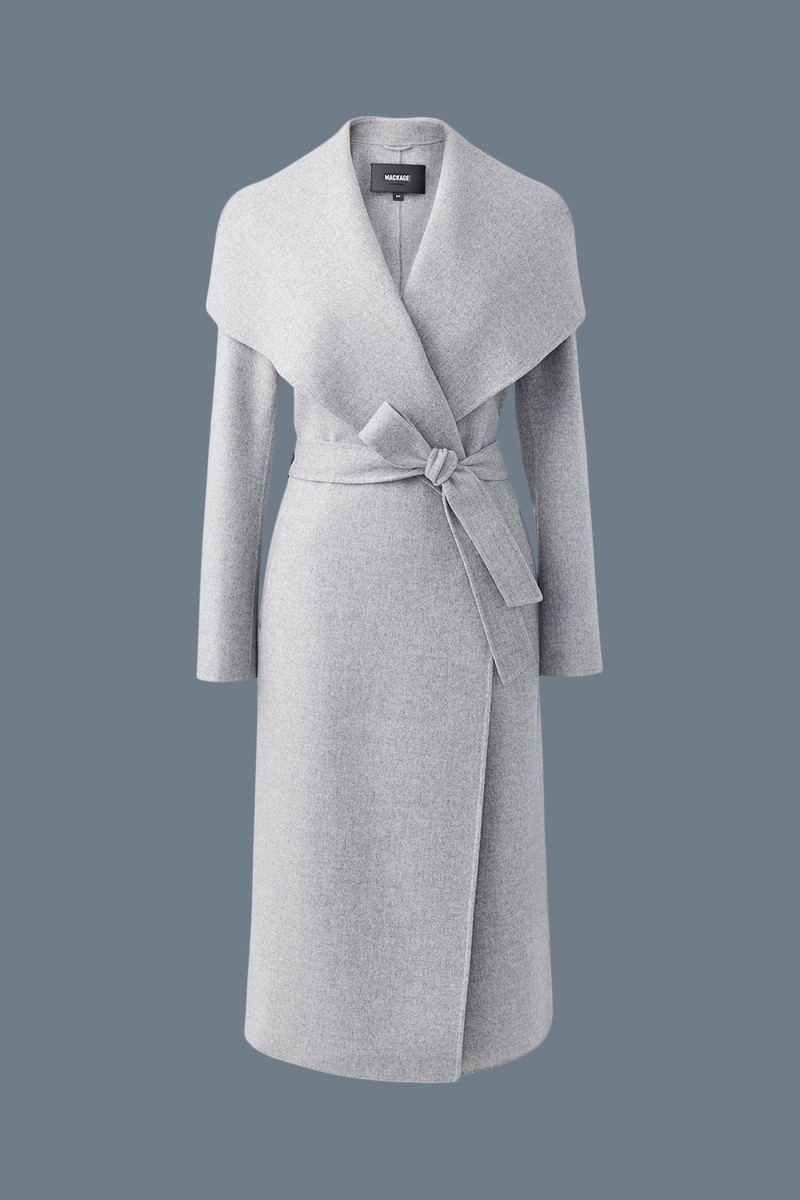 MAI-CN Double-face wool wrap coat 1