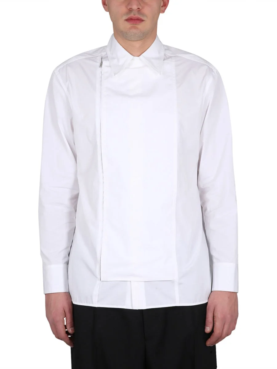 Jil Sander Men Zippered Shirt - 1